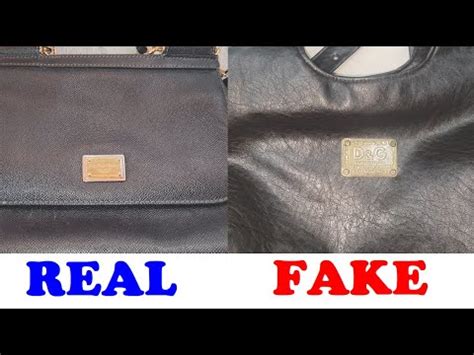 real and fake dolce and gabbana bags